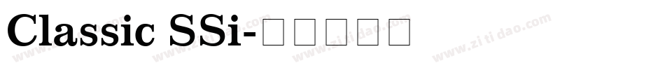 Classic SSi字体转换